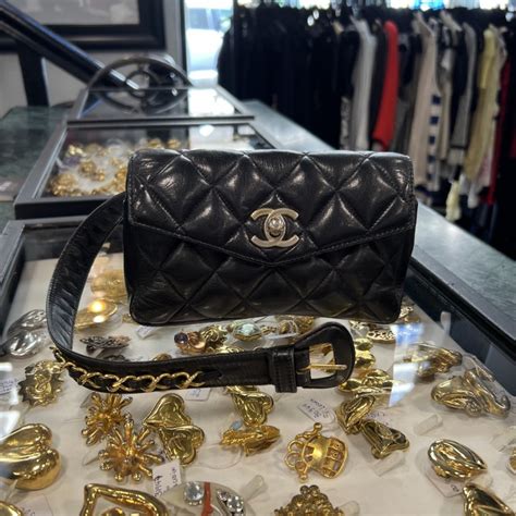 sac banane vintage chanel|vintage chanel handbags.